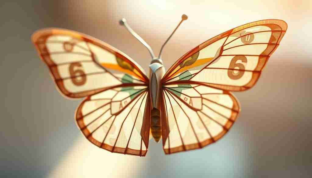 Geldscheine verbinden Schmetterlingstechnik Geldscheine verbinden Schmetterlingstechnik