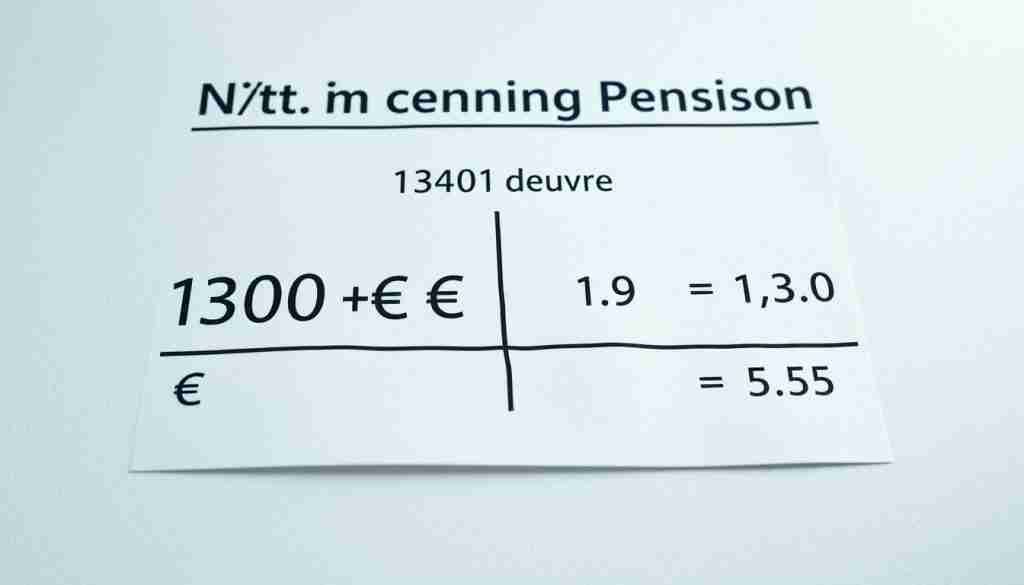 Rentenberechnung Beispiel