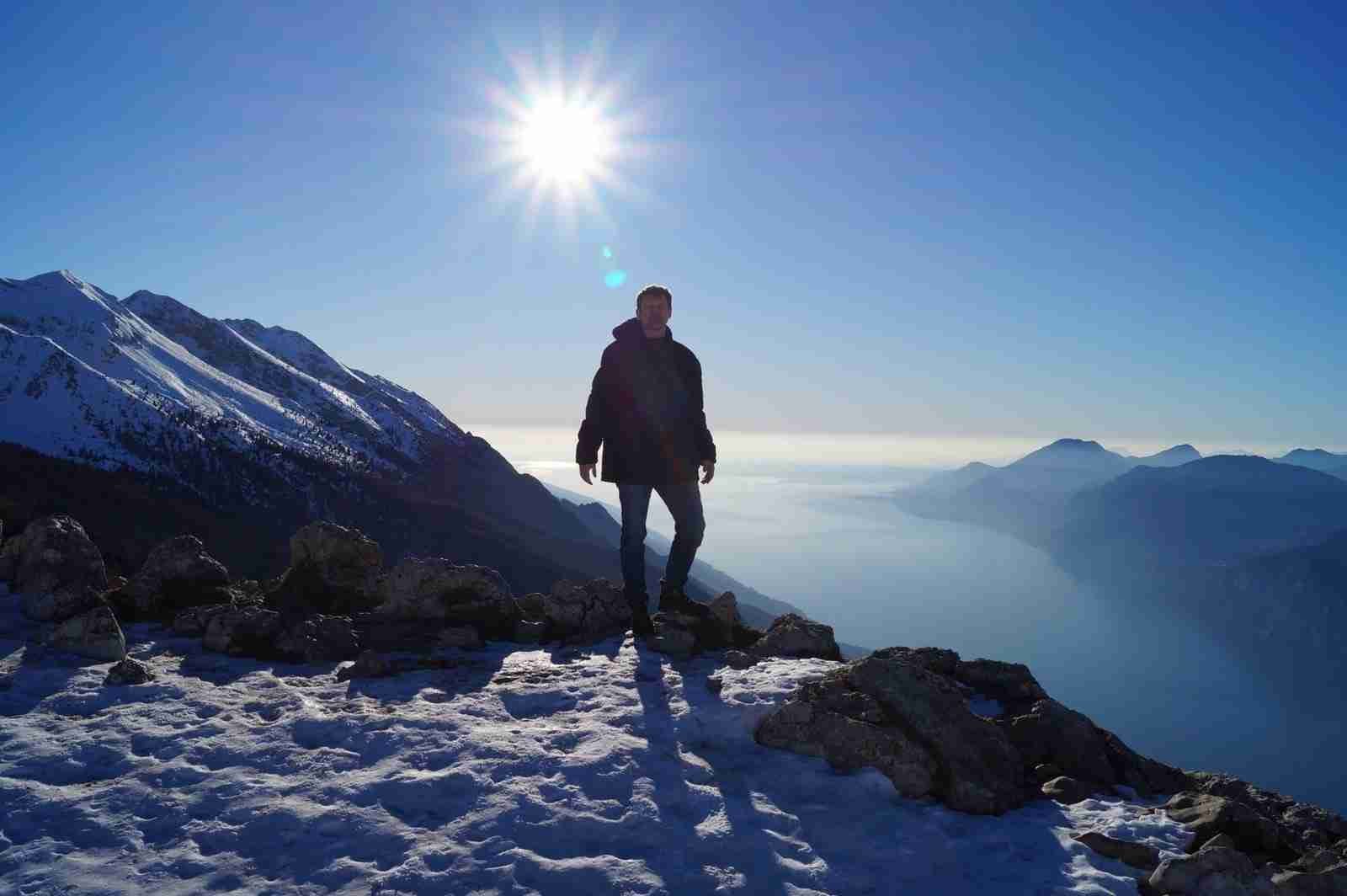 Ich auf dem Monte Baldo in Italien – Symbol für meinen Start in die Freiberuflichkeit