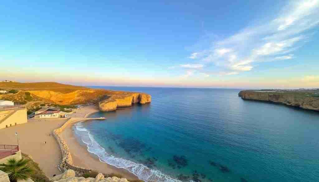 Ein Bild von der Ramla Bay auf Gozo