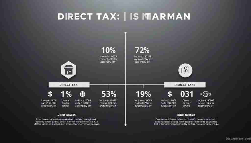 Direkte und indirekte Steuern Übersicht