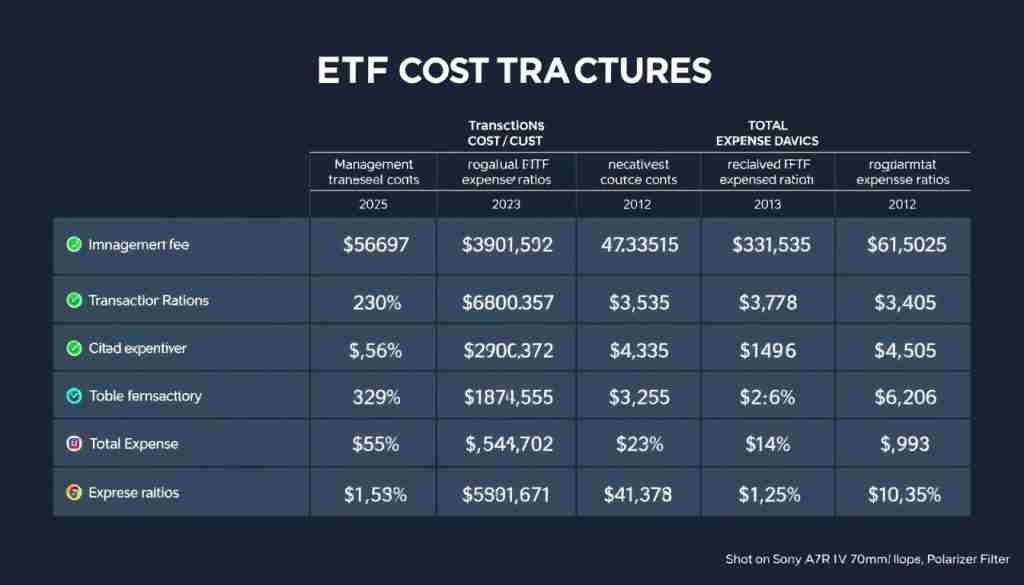 ETF Kostenstruktur Vergleich