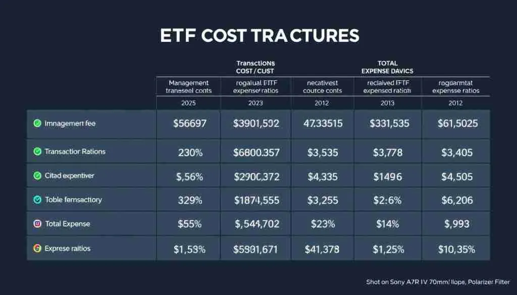 ETF Kostenstruktur Vergleich