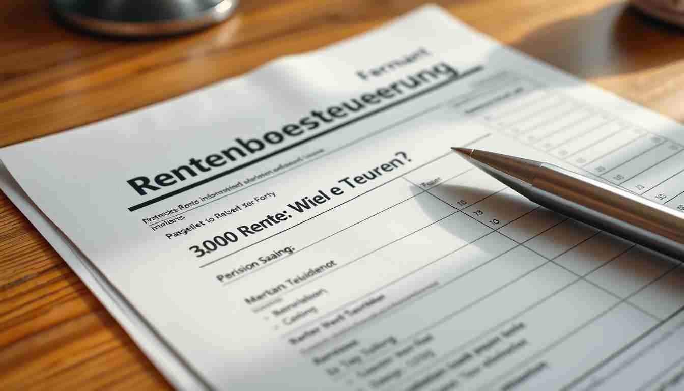 Rentenbesteuerung in Deutschland