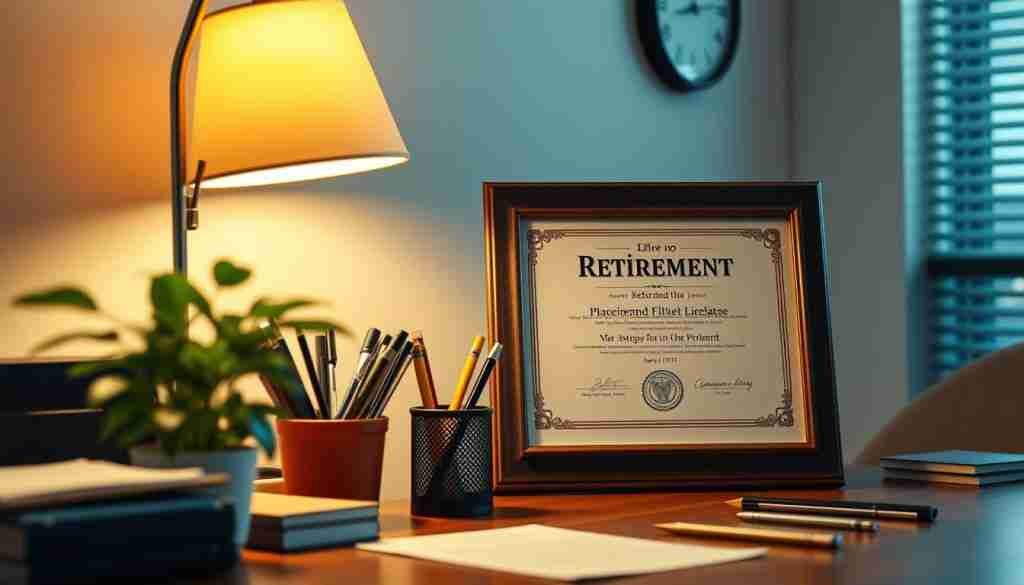 Renteneintritt Geschäftsgrüße